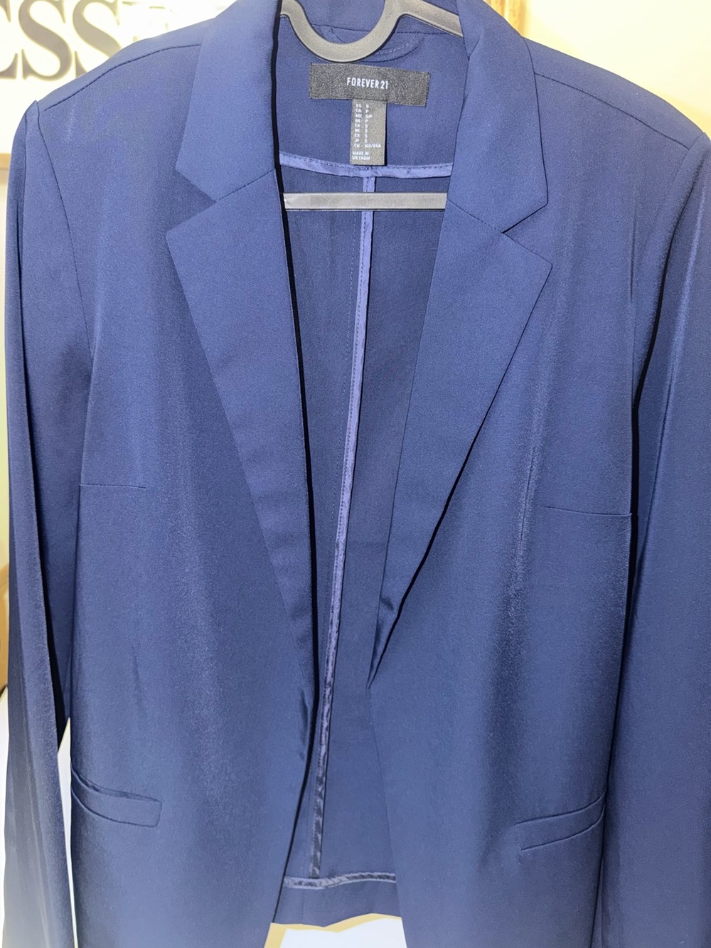 Forever 21 Women’s Dark Blue Blazer